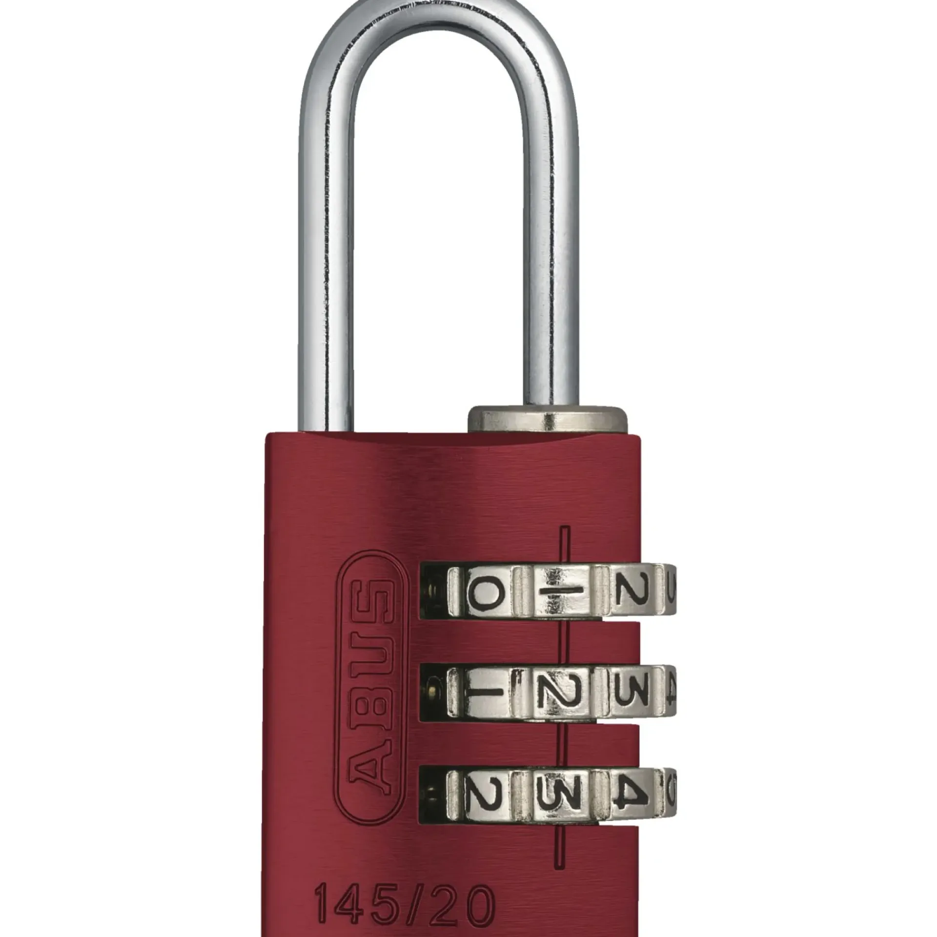 Sale Abus 145/20 KODELÅS 20 MM RØD 1 STK