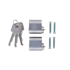 Hot Abus GDS OVAL SAMPAK CYLINDER OVAL GRÅ 1 SÆT