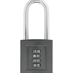 Best Abus KODEHÆNGELÅS 158/50 HB50 HÆNGELÅS 121X52X57 MM GRÅ 1 STK