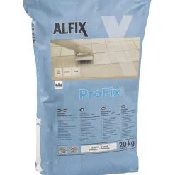 Clearance Alfix PROFIX FLISEKLÆB 20 KG LYSEGRÅ