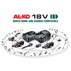 Hot AL-KO 18V (BOSCH H&G) AR 1835 PLÆNELUFTER 2X170 MM UDEN BATTERI OG LADER