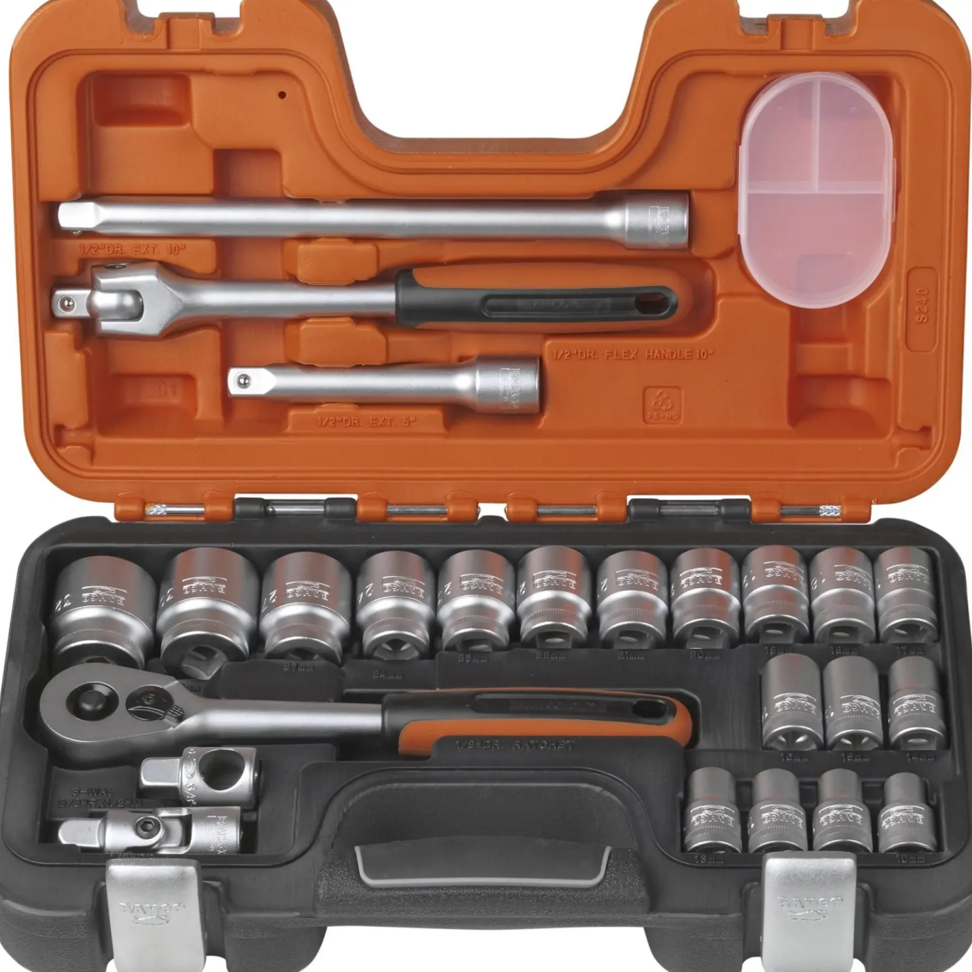 Best Bahco TOPNØGLESÆT 1/2" 24 DELE