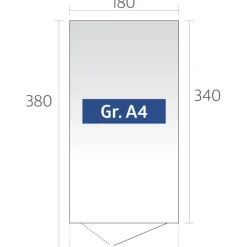 Discount Biohort AVANTGARDE A4 REDSKABSRUM SØLV METALLIC 6,84 M2