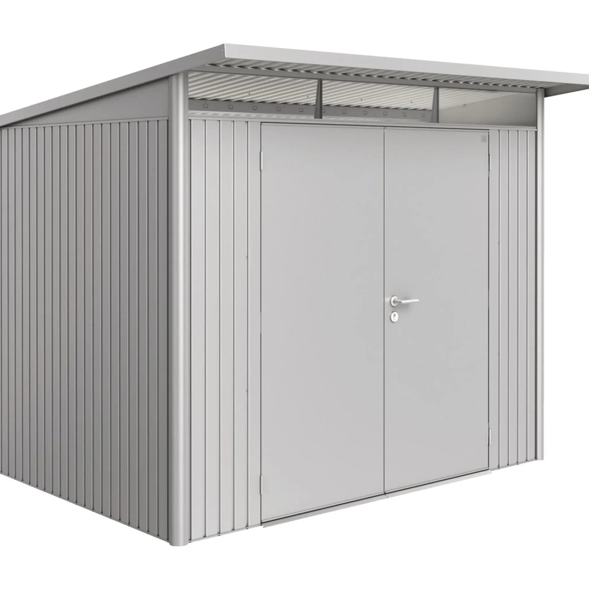 Best Biohort AVANTGARDE A5 REDSKABSRUM SØLV METALLIC 5,72 M2
