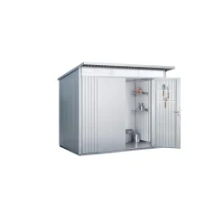 Best Biohort AVANTGARDE A5 REDSKABSRUM SØLV METALLIC 5,72 M2