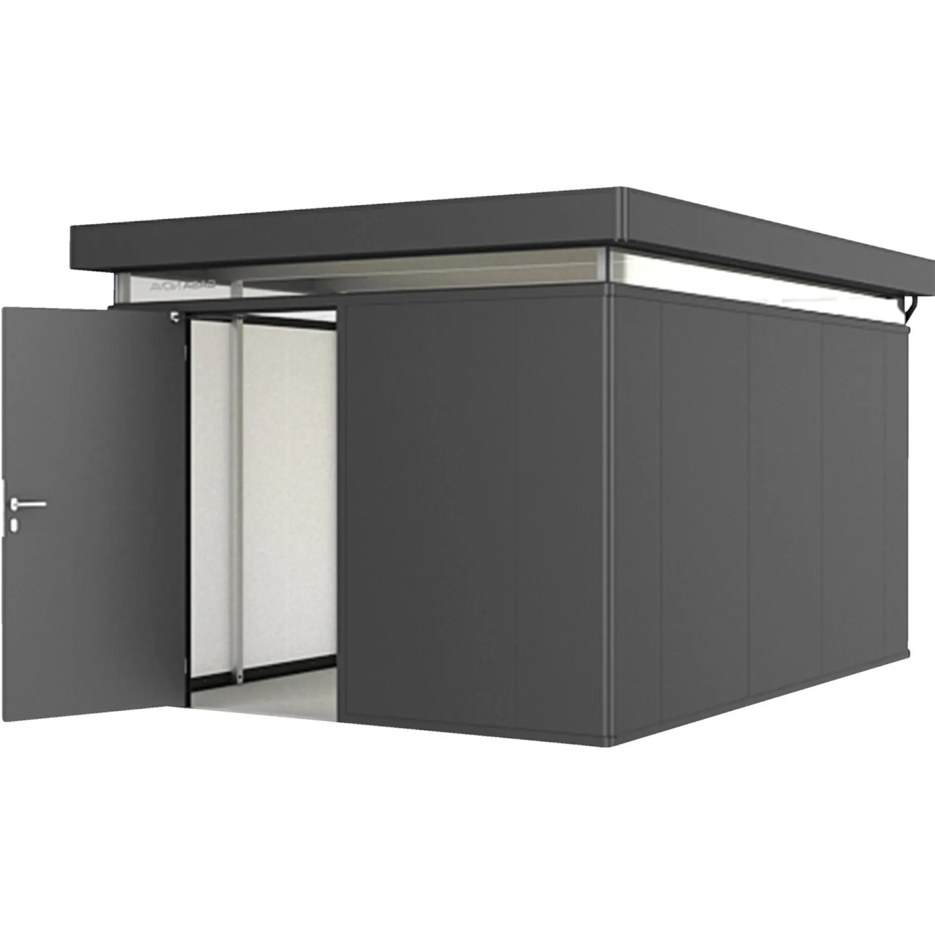 Biohort CASANOVA CASANOVA REDSKABSRUM MØRKEGRÅ METALLIC 14,19 M2