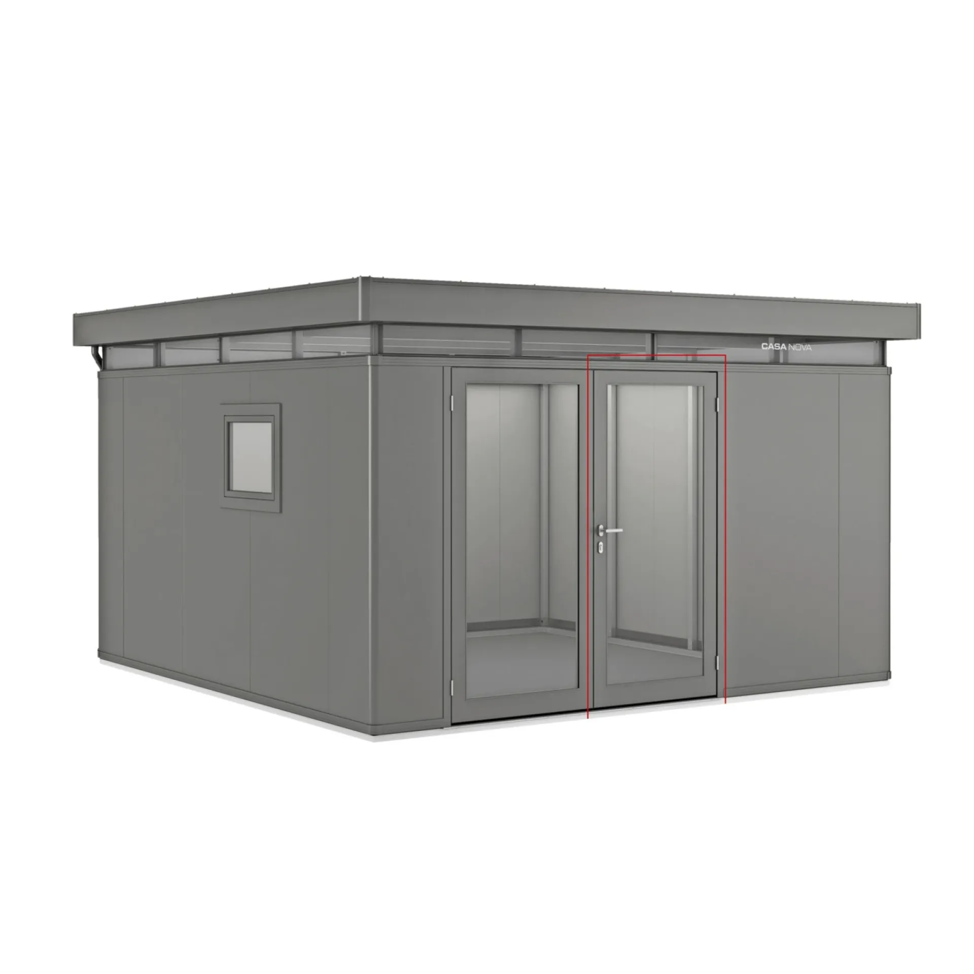 Outlet Biohort CASANOVA GLASELEMENT SØLV/SORT