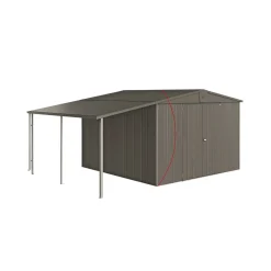 Discount Biohort EUROPA STR. 7 REDSKABSRUM KVARTSGRÅ METALLIC 9,48 M2