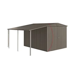 Discount Biohort EUROPA STR. 6 REDSKABSRUM KVARTSGRÅ METALLIC 7,32 M2