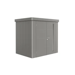 Sale Biohort NEO 1B DOBBELTDØR REDSKABSRUM KVARTSGRÅ METALLIC 3,61 M2