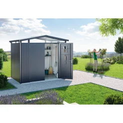 Online Biohort PANORAMA P2 REDSKABSRUM KVARTSGRÅ METALLIC 5,41 M2