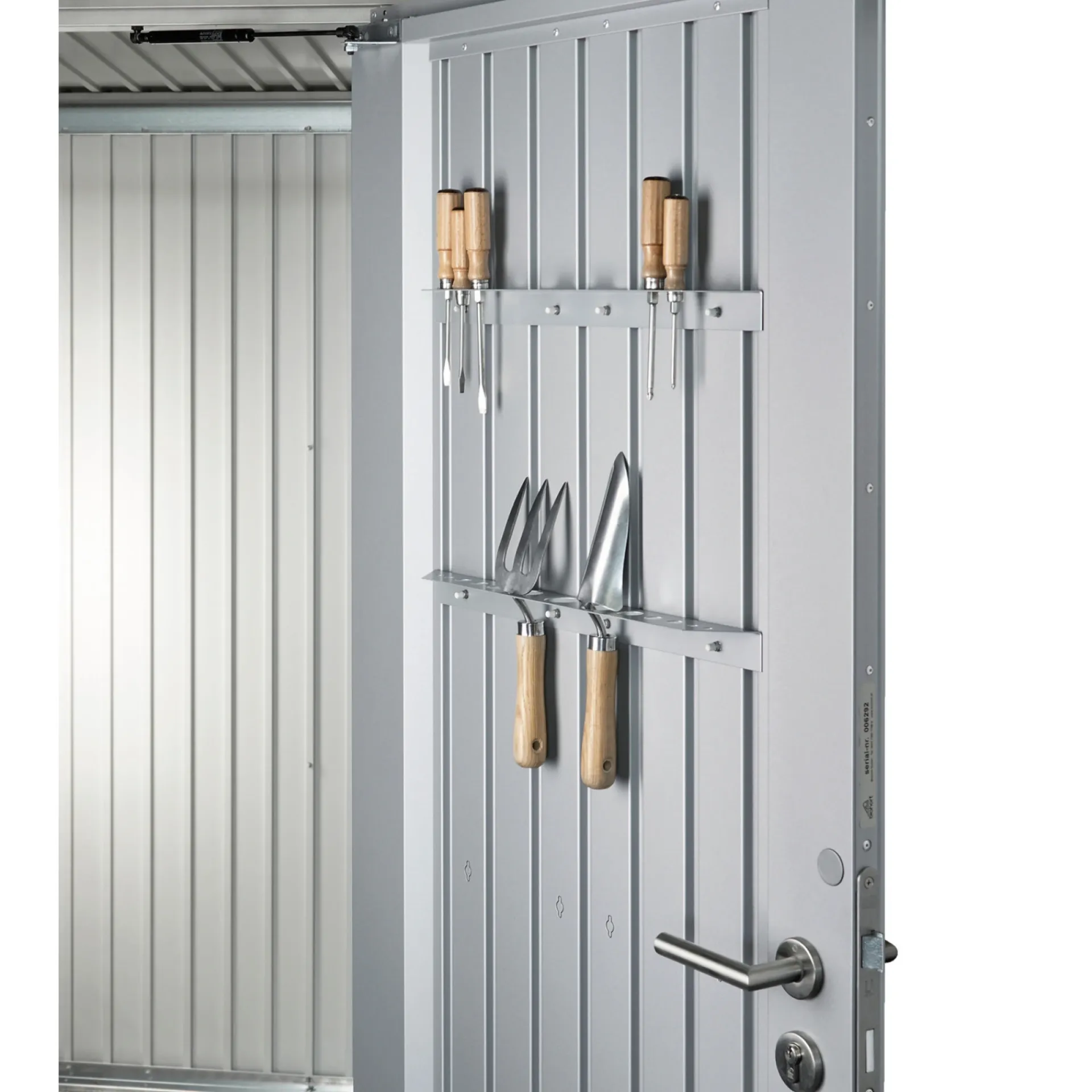 Best Biohort PANORAMA P1 REDSKABSRUM SØLV METALLIC 4,31 M2