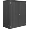 Discount Biohort REDSKABSRUM STR. 150 REDSKABSRUM MØRKEGRÅ METALLIC 1,29 M2