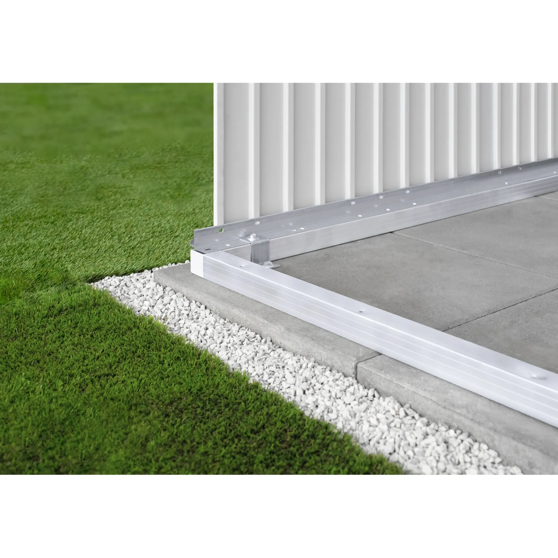 Clearance Biohort TILBEHØR STR. 4X4 GULVRAMME ALUMINIUMSGRÅ