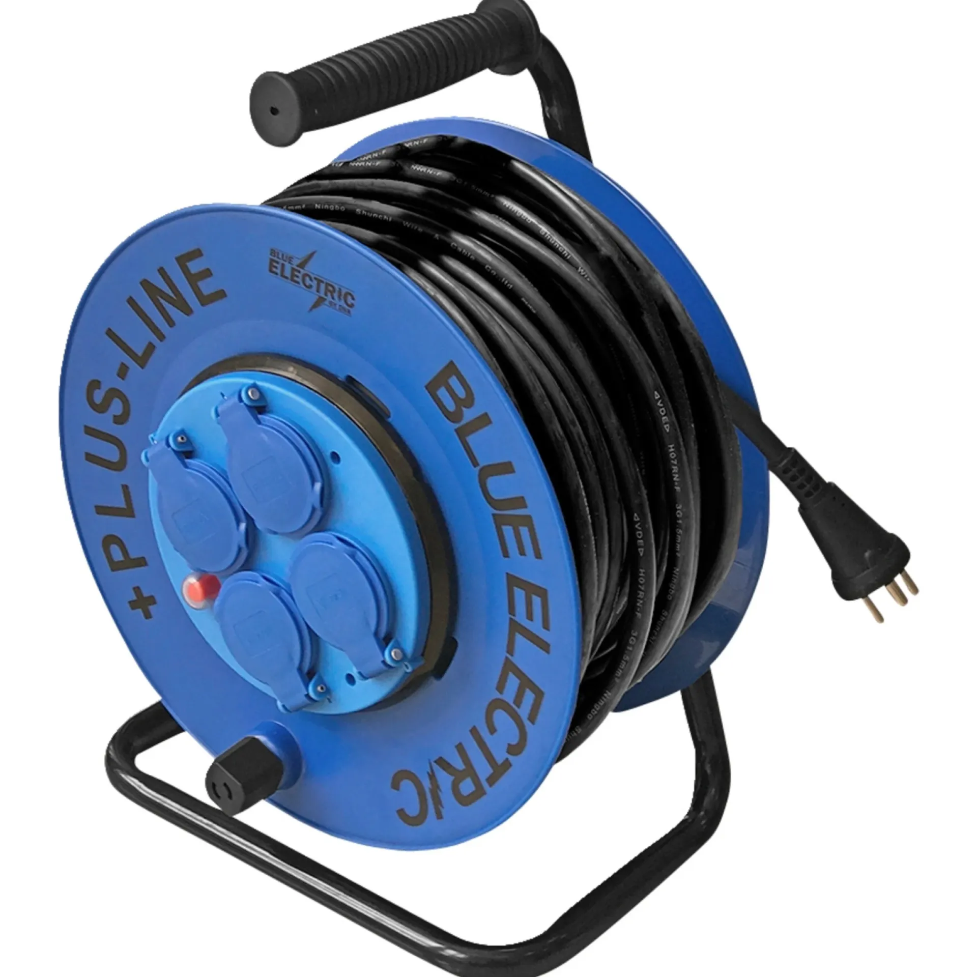 New BLUE ELECTRIC FAST KERNE 3X1,5MM² KABELTROMLE M/JORD 40 M