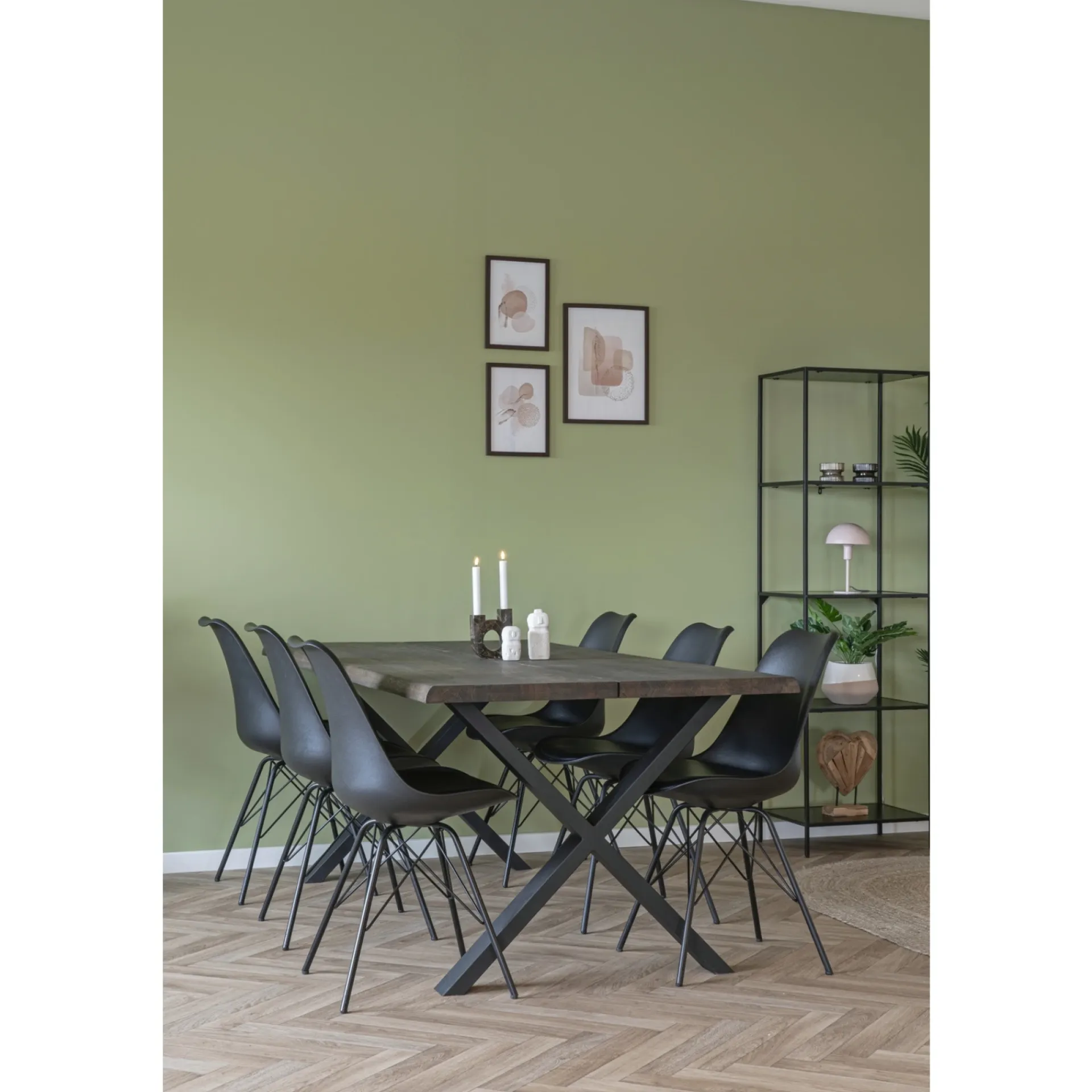 Boliginteriør BOLIGINTERIØR ELLA SPISESTOL SORT 86 X 48 X 55 CM