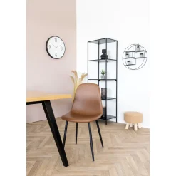 Best Boliginteriør BOLIGINTERIØR FREJA SPISESTOL BRUN/SORT 88 X 47 X 55 CM