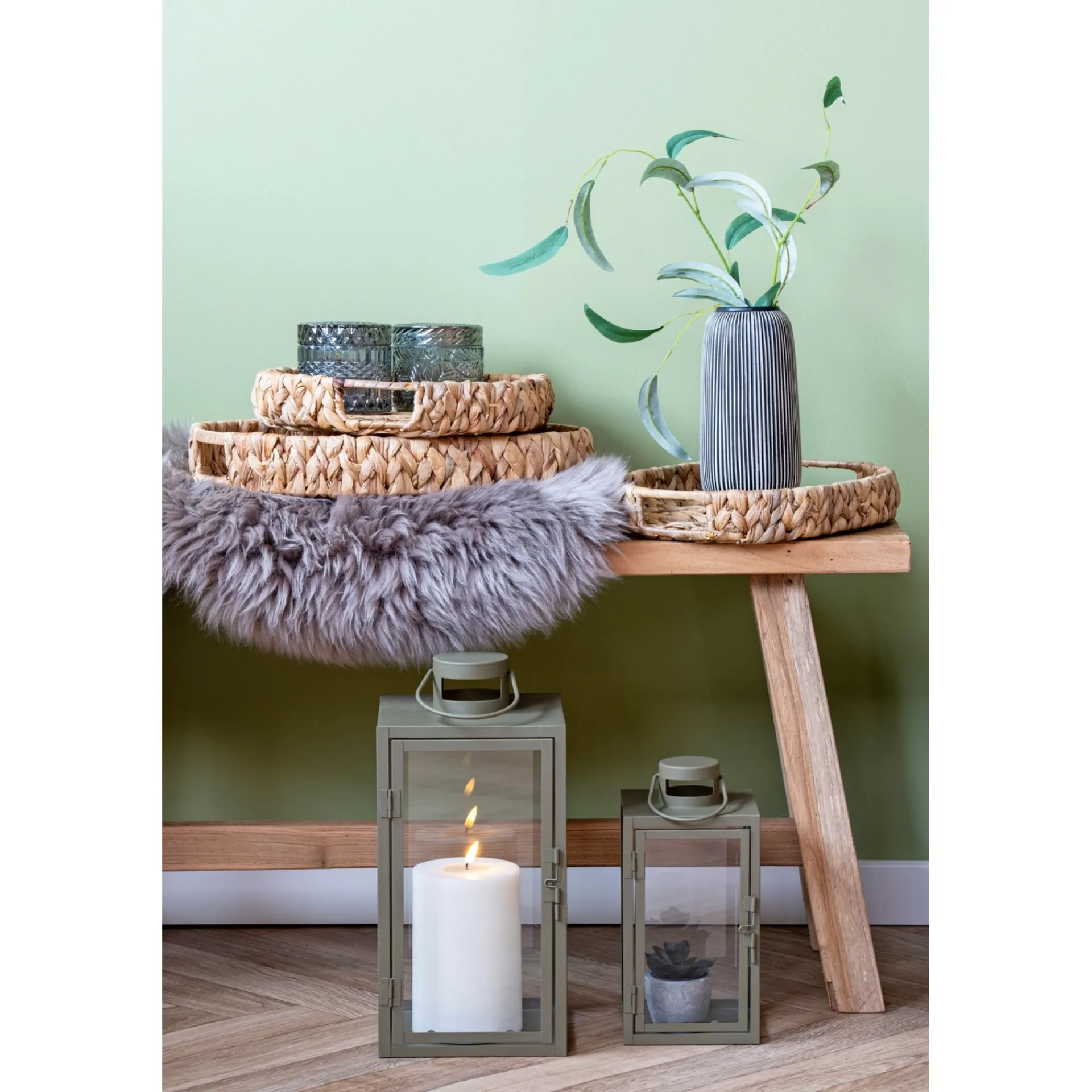 Outlet Boliginteriør BOLIGINTERIØR IMITERET LAMMESKIND 50X85 CM MUSHROOM