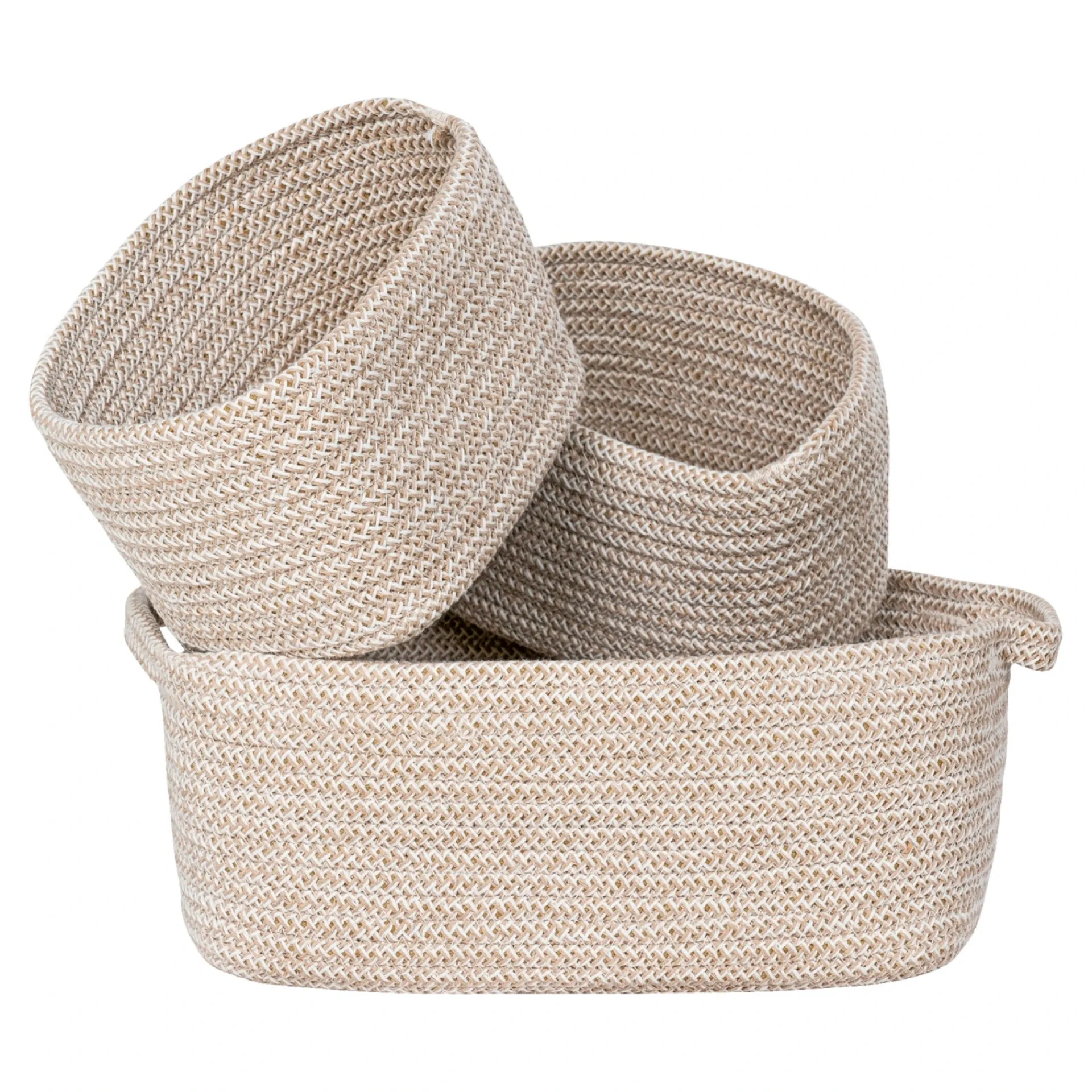 Clearance Boliginteriør BOLIGINTERIØR KURVESÆT BEIGE H11/H13 CM