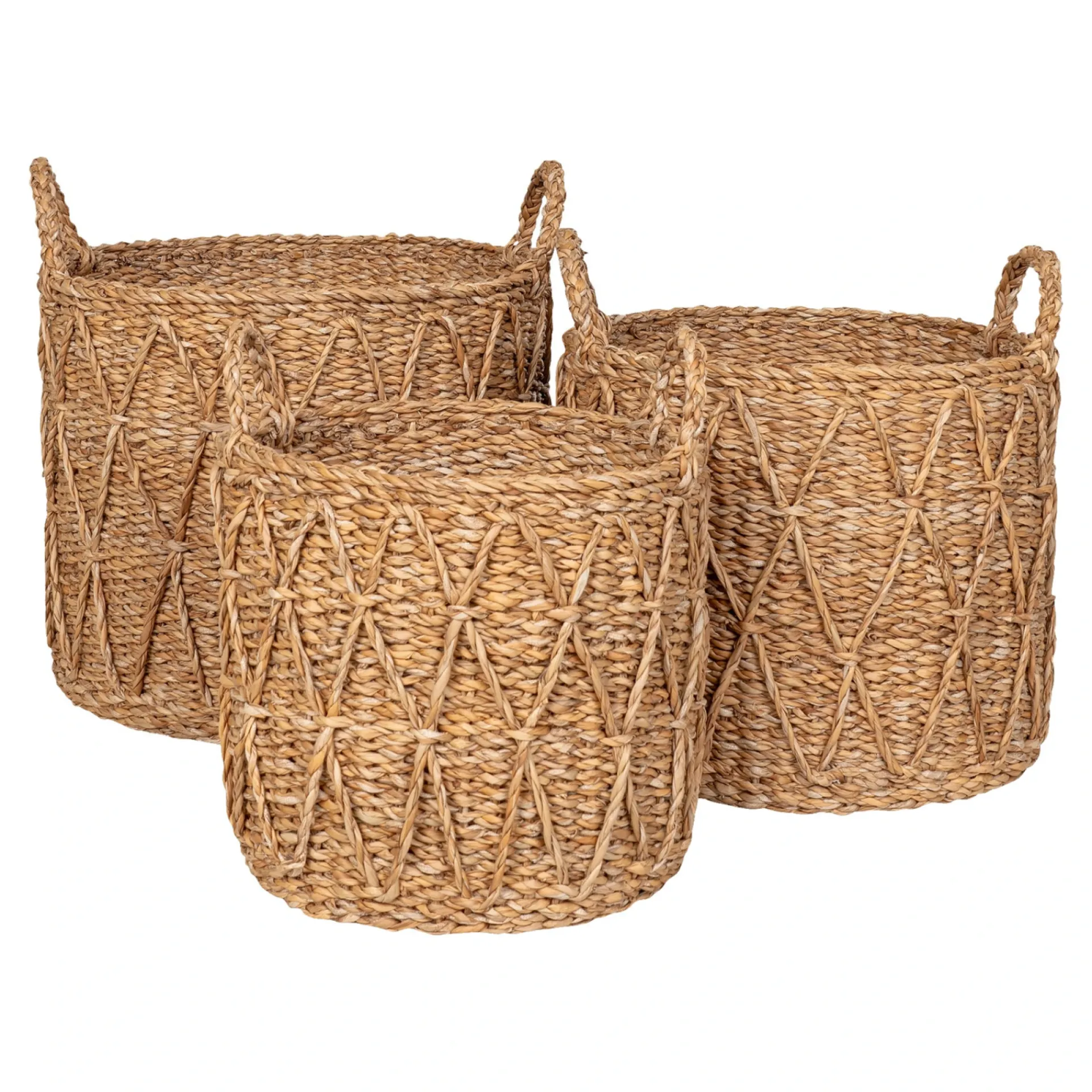 Sale Boliginteriør BOLIGINTERIØR LUNA KURVESÆT NATUR H28/H32/H36 CM