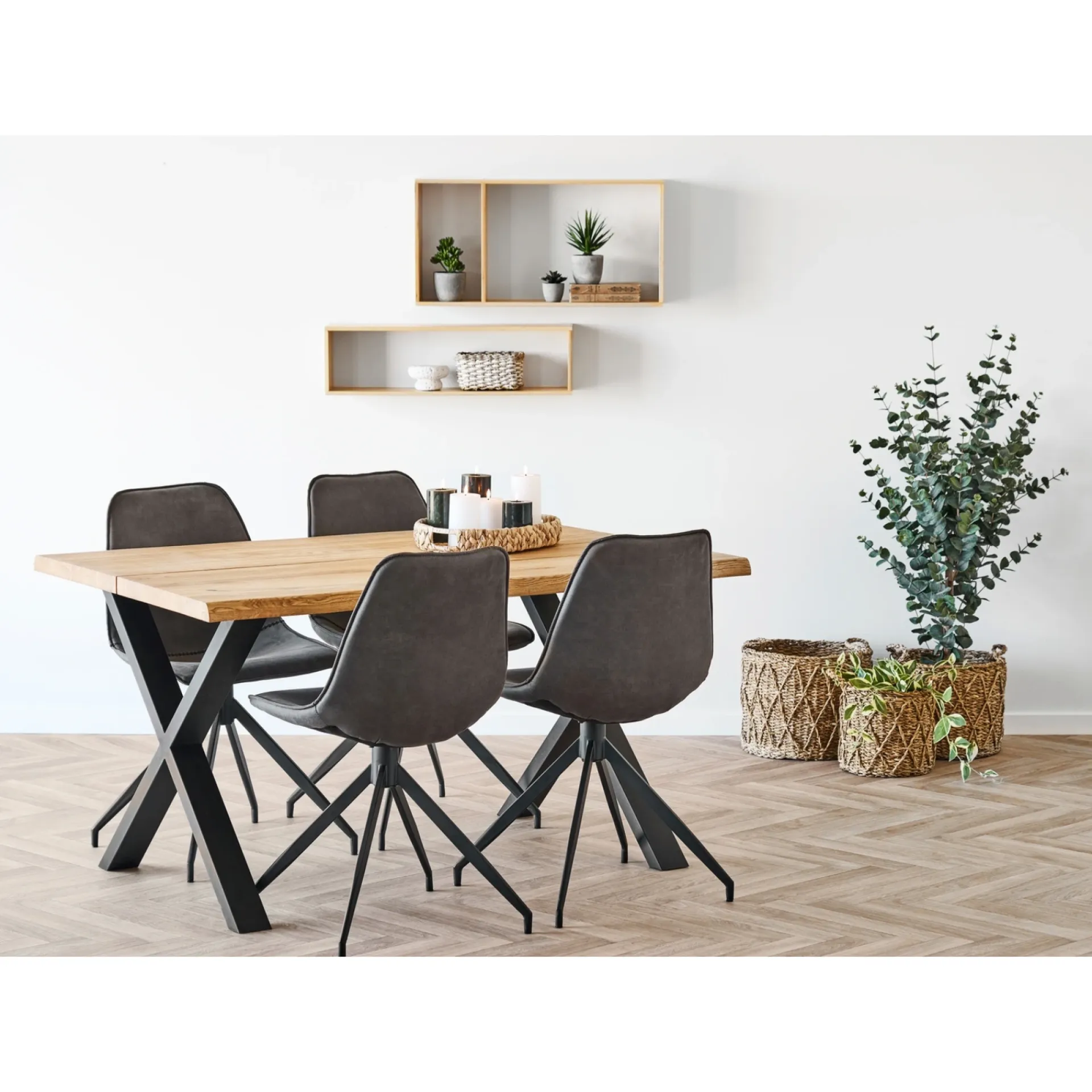 Sale Boliginteriør BOLIGINTERIØR LUNA KURVESÆT NATUR H28/H32/H36 CM