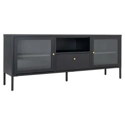 Outlet Boliginteriør BOLIGINTERIØR NELA TV-BÆNK SORT 60 X 160 X 35 CM