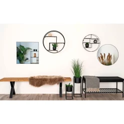 Online Boliginteriør BOLIGINTERIØR OLIVIA BÆNK SORT 100 X 36 CM
