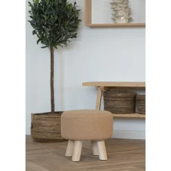 Best Boliginteriør BOLIGINTERIØR TABURET SAND 29 X 31 X 31 CM