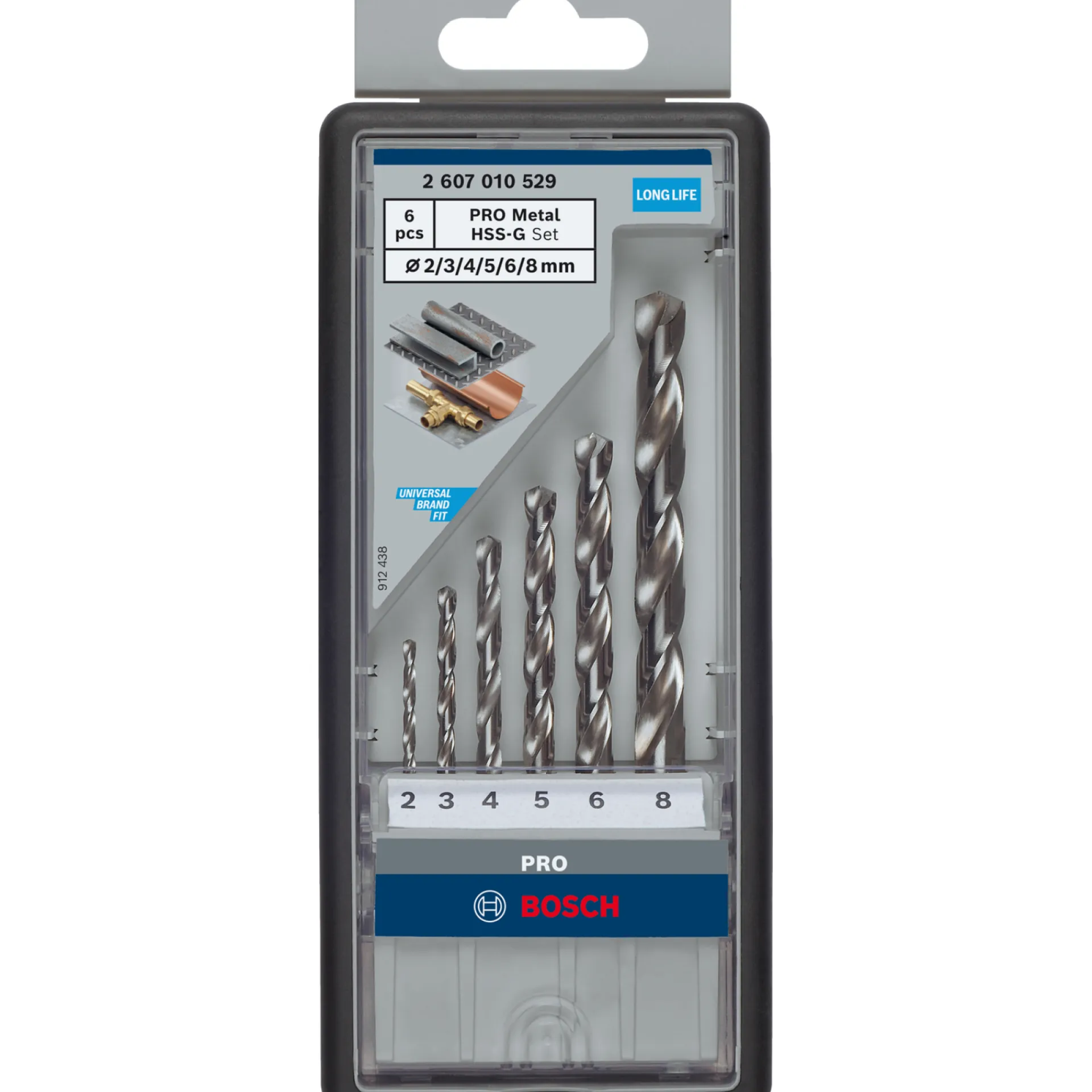 Online Bosch 2607010529 METALBORSÆT 6 STK