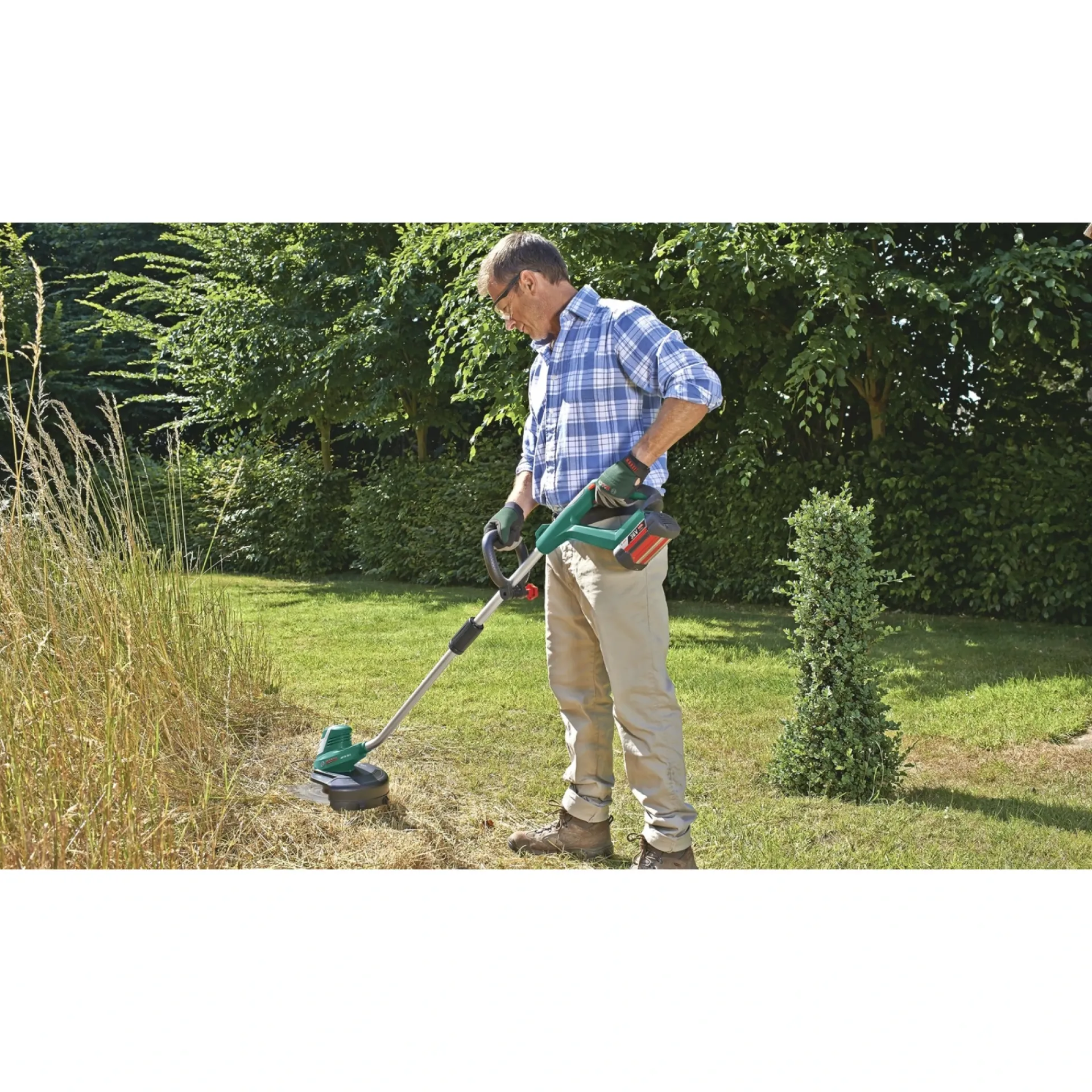 Sale Bosch ADVANCED GRASSCUT 36 GRÆSTRIMMER 30 CM 36,0 V UDEN BATTERI OG LADER
