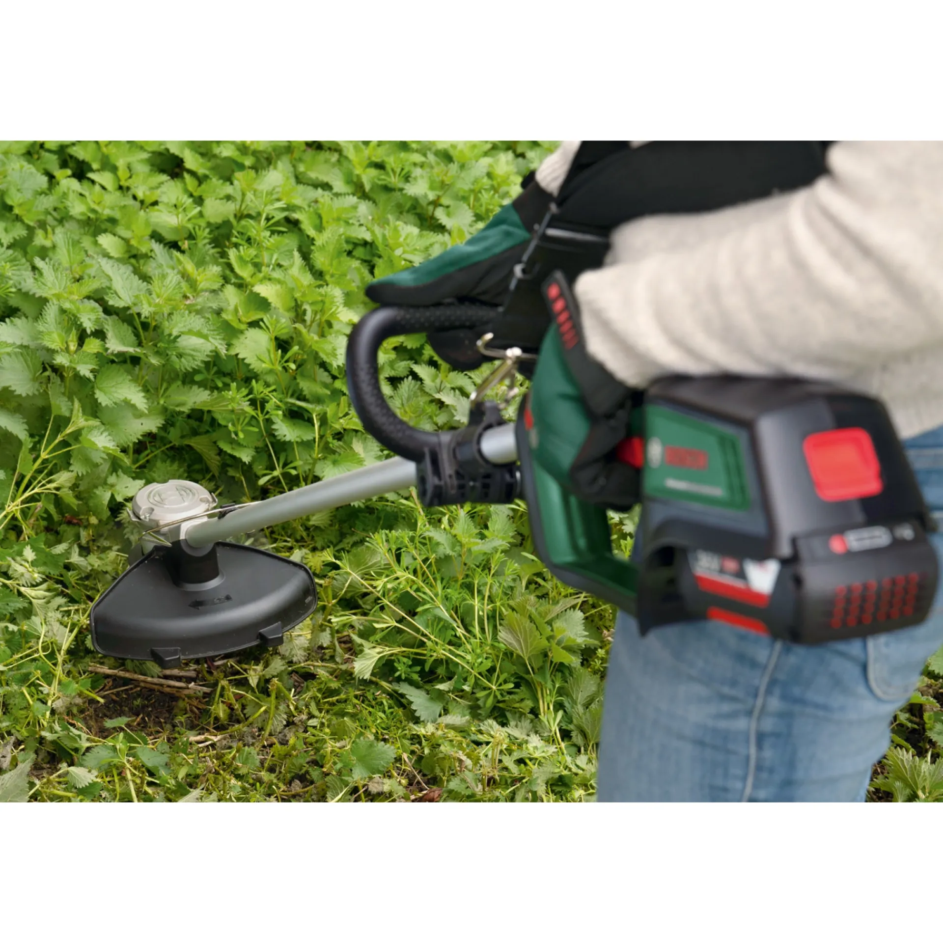 New Bosch ADVANCEDBRUSHCUT 36V-23-750 BUSKRYDDER AKKU 36,0 V MED BATTERI