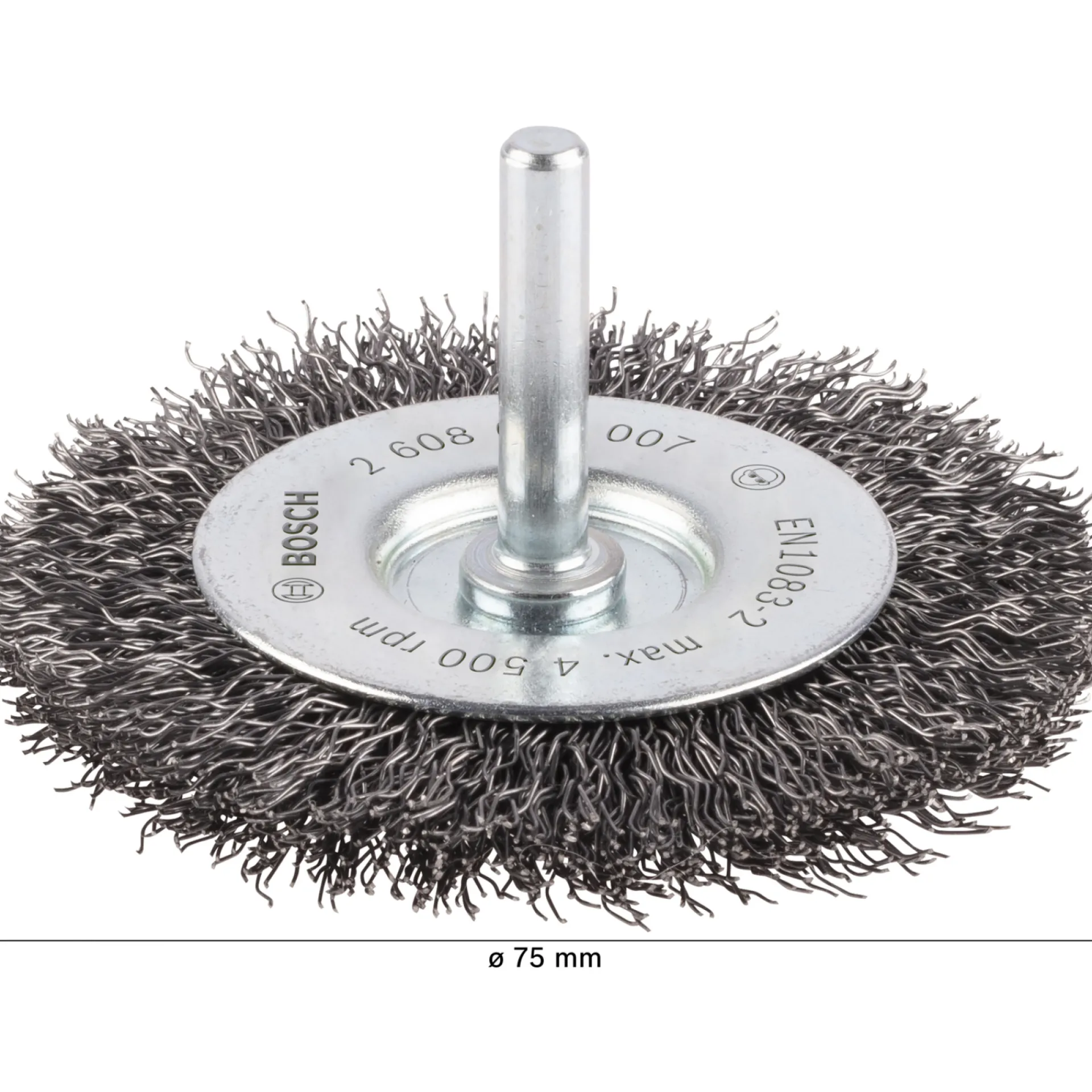 New Bosch BØLGET SKIVEBØRSTE 75 MM