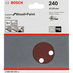 Outlet Bosch C430 EXPERT SLIBEBLAD Ø125 MM 240 5 STK