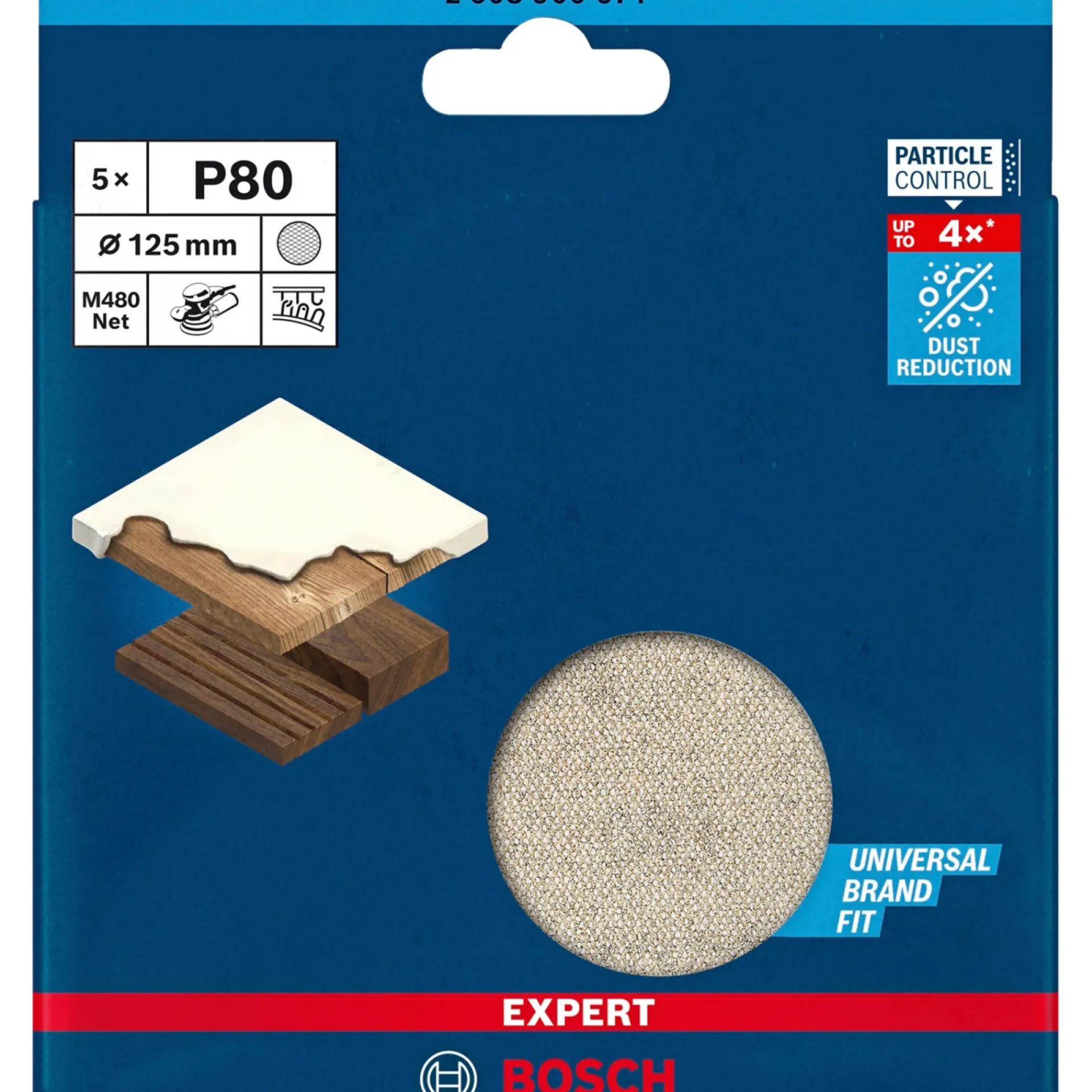Sale Bosch EXPERT M480 GROV SLIBERONDEL Ø125 MM 80 5 STK