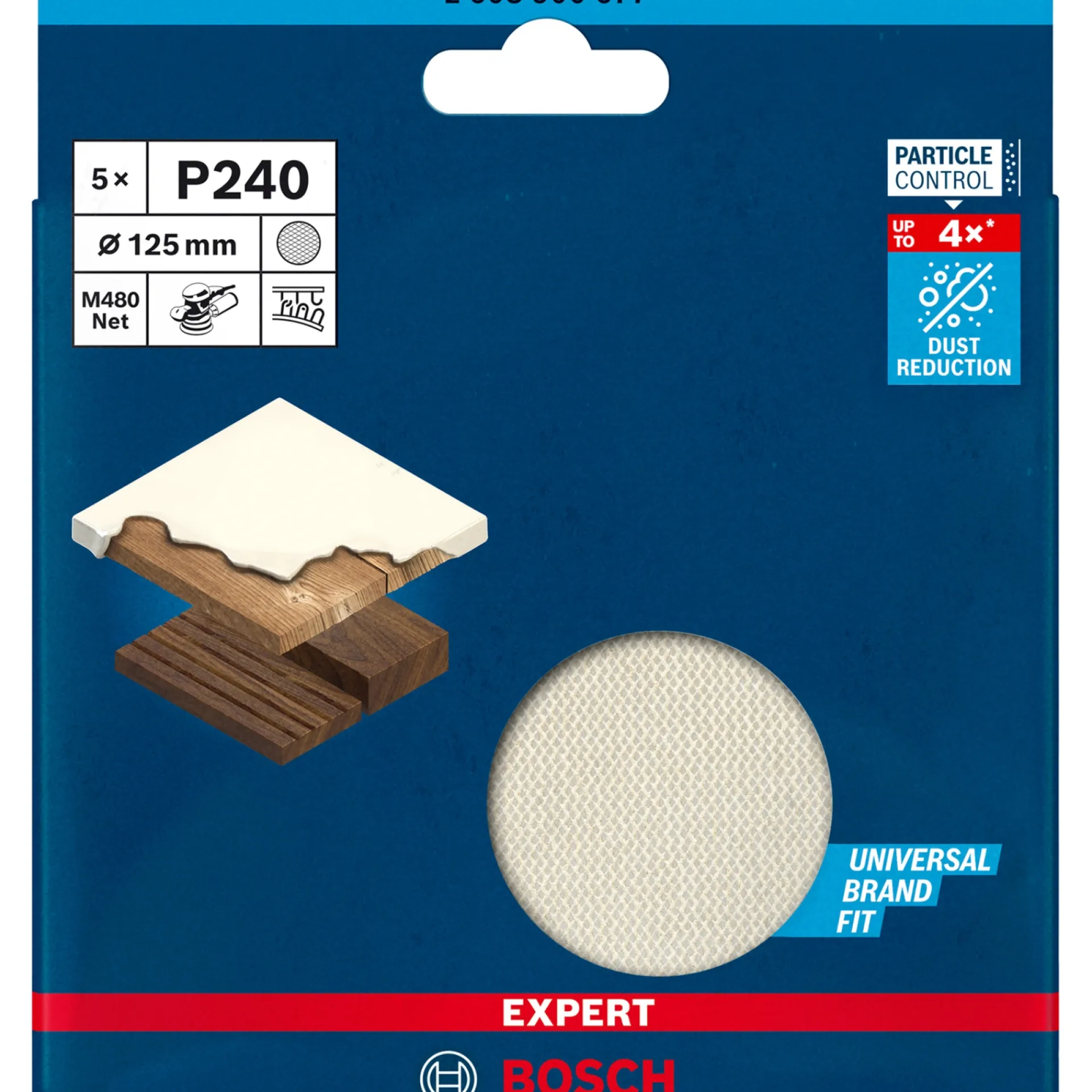 Hot Bosch EXPERT M480 SLIBEBLAD Ø125 MM 240 5 STK