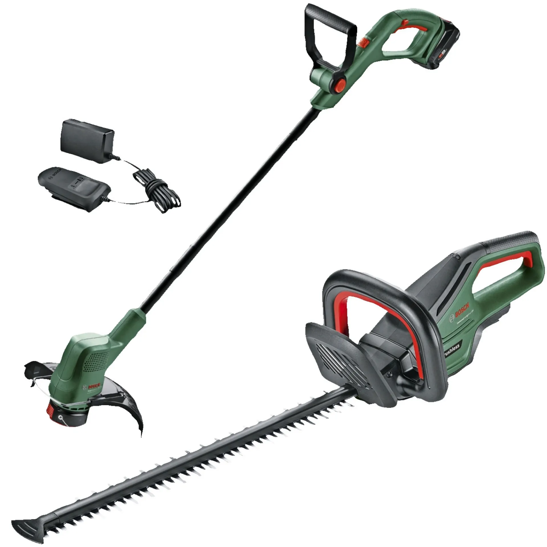 Sale Bosch GRÆSTRIMMER/HÆKKEKLIPPER/BATTERISÆT