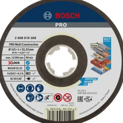 Sale Bosch MULTICONSTRUCTION XL SKÆRESKIVE 115MM 1 STK
