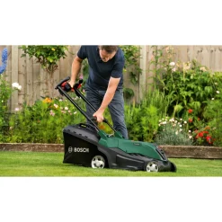 Clearance Bosch PLÆNEKLIPPER AKKU 36,0 V MED BATTERI OG LADER