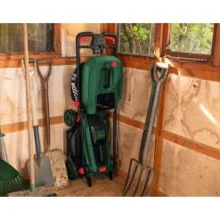 Hot Bosch PLÆNEKLIPPER AKKU 18,0 V MED BATTERI OG LADER