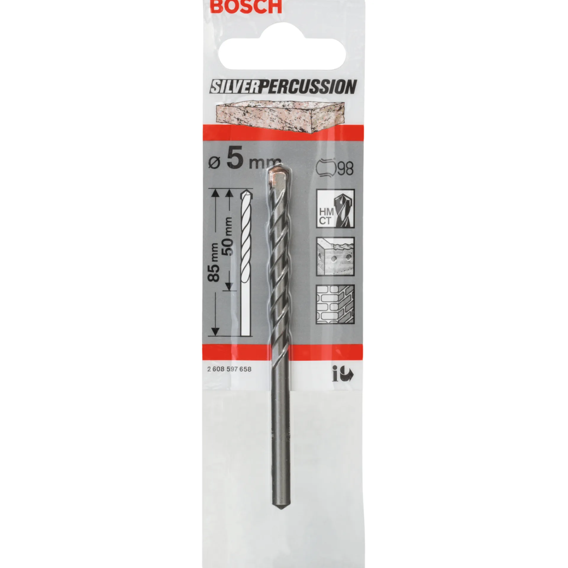 New Bosch PRO 2608597658 BETONBOR 5X50/85 MM 5
