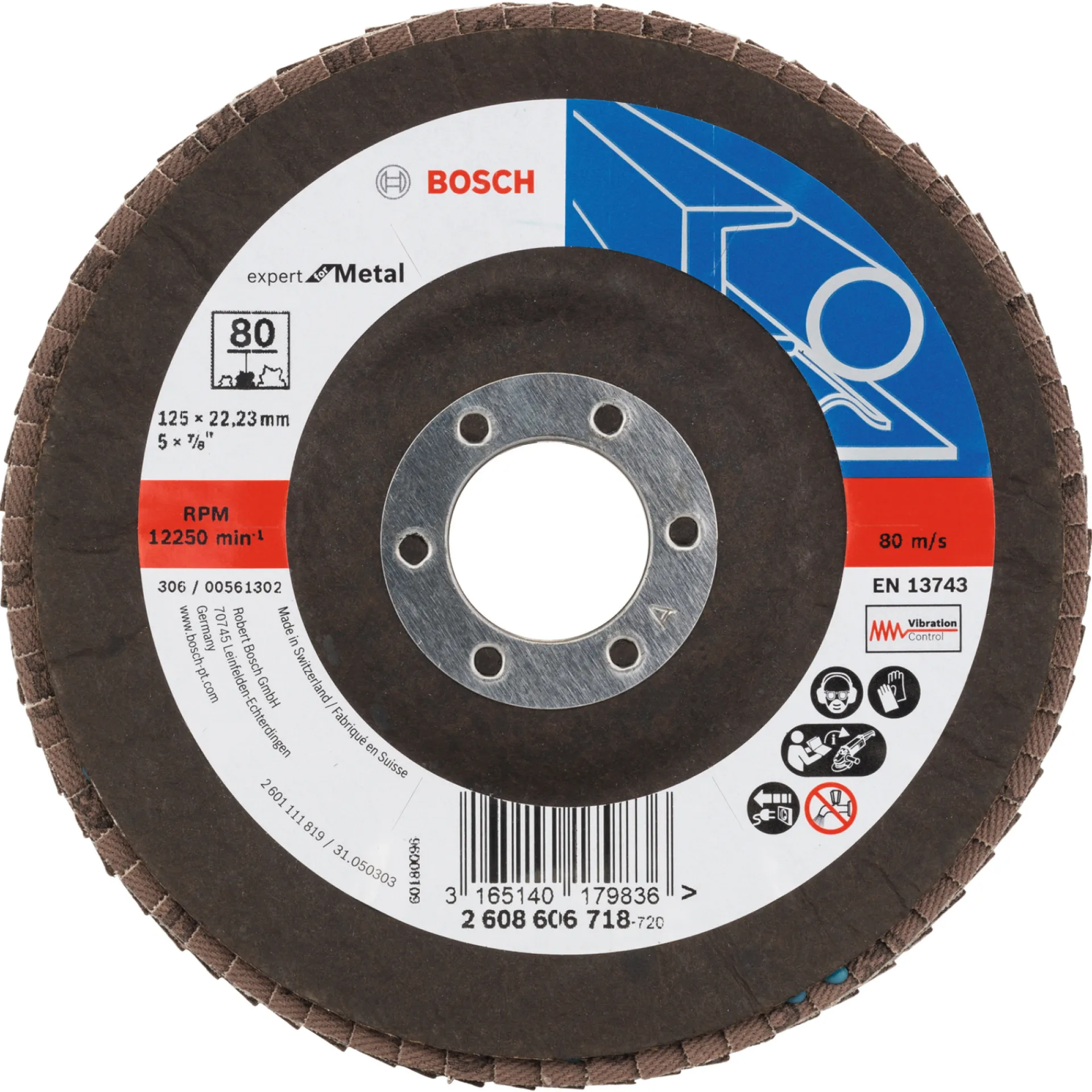 Hot Bosch PRO SKRÅ Ø125MM SLIBERONDEL 80 1 STK