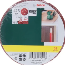 Discount Bosch PROMOLINE EXC SLIBERONDEL Ø125 MM K80/K120/K240 25 STK