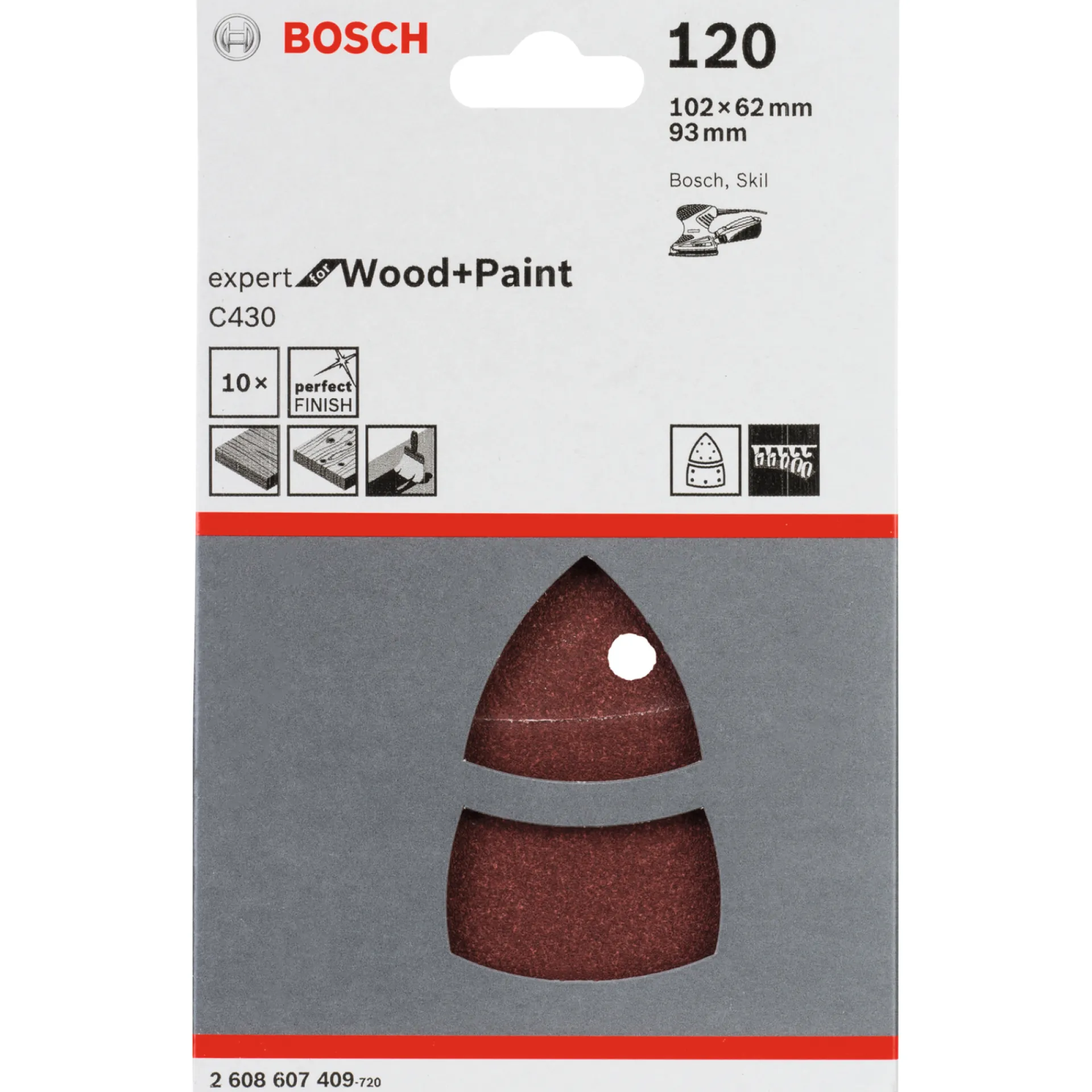 Sale Bosch REDWOOD SLIBEARK 120 10 STK