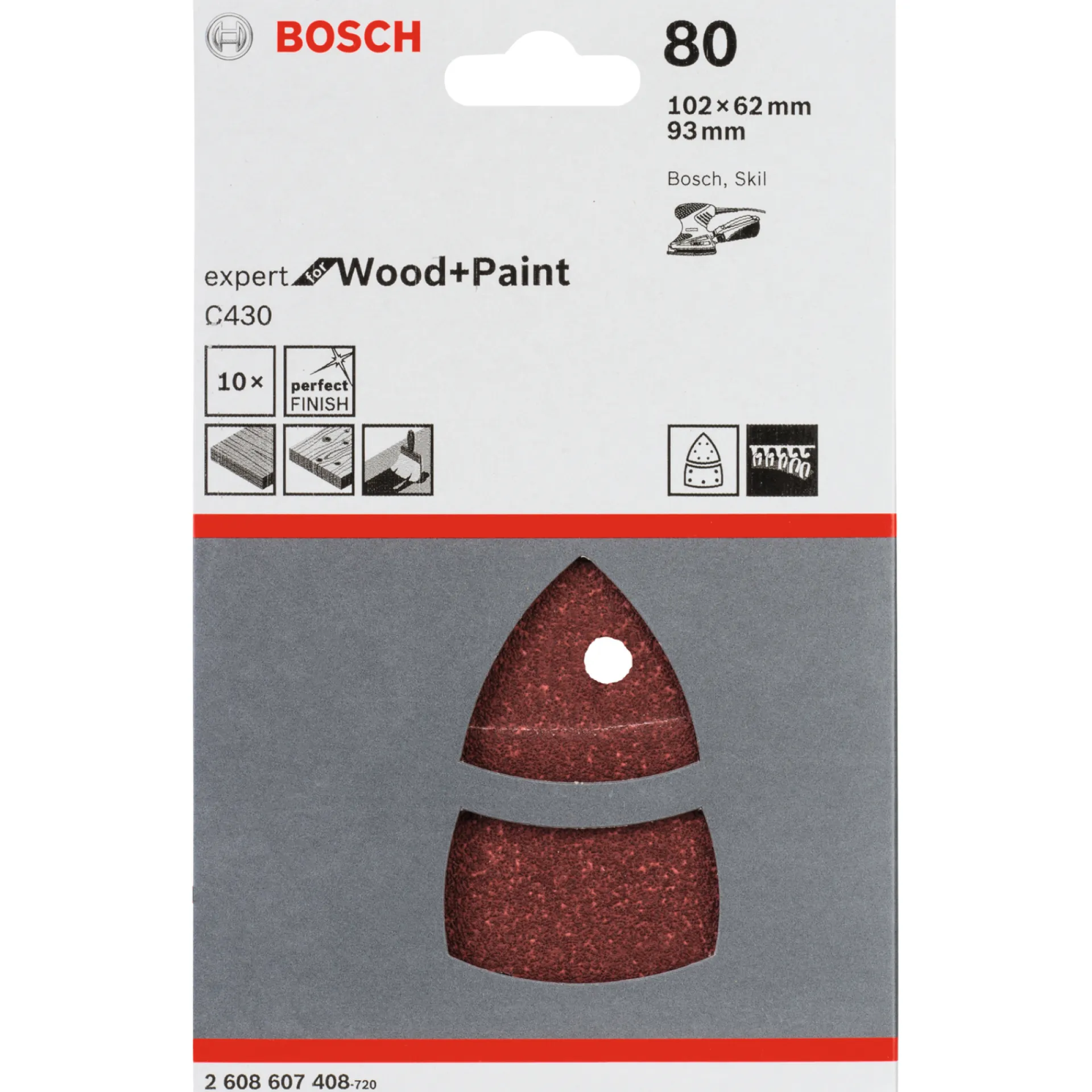 Discount Bosch REDWOOD SLIBEARK 80 10 STK