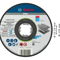 Hot Bosch TILBEHØR X-LOCK STDI SKÆRESKIVE 125MM 10 STK
