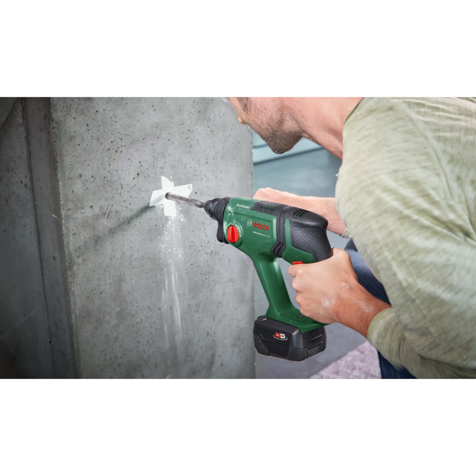 New Bosch UNIVERSAL UNIVERSALHAMMER 18V BOREHAMMER AKKU UDEN BATTERI OG LADER 2,0 J