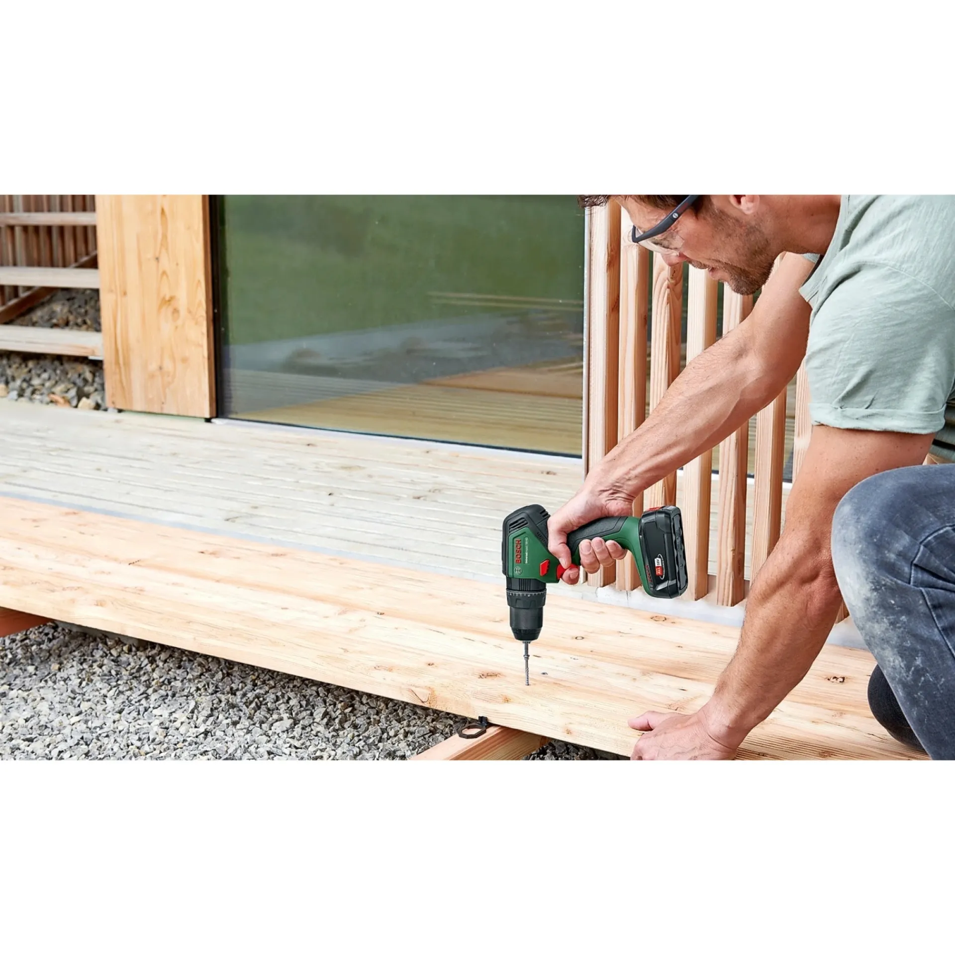Hot Bosch UNIVERSALIMPACT 18V-60 SLAGBOREMASKINE AKKU MED BATTERI OG LADER