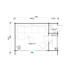 Hot BYGNORDIC FRYD ANNEKS 22,84 M2