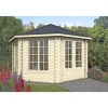 Outlet BYGNORDIC VIGDIS INKL. TAGSHINGELS OG GULV HYTTE 13,4 M2