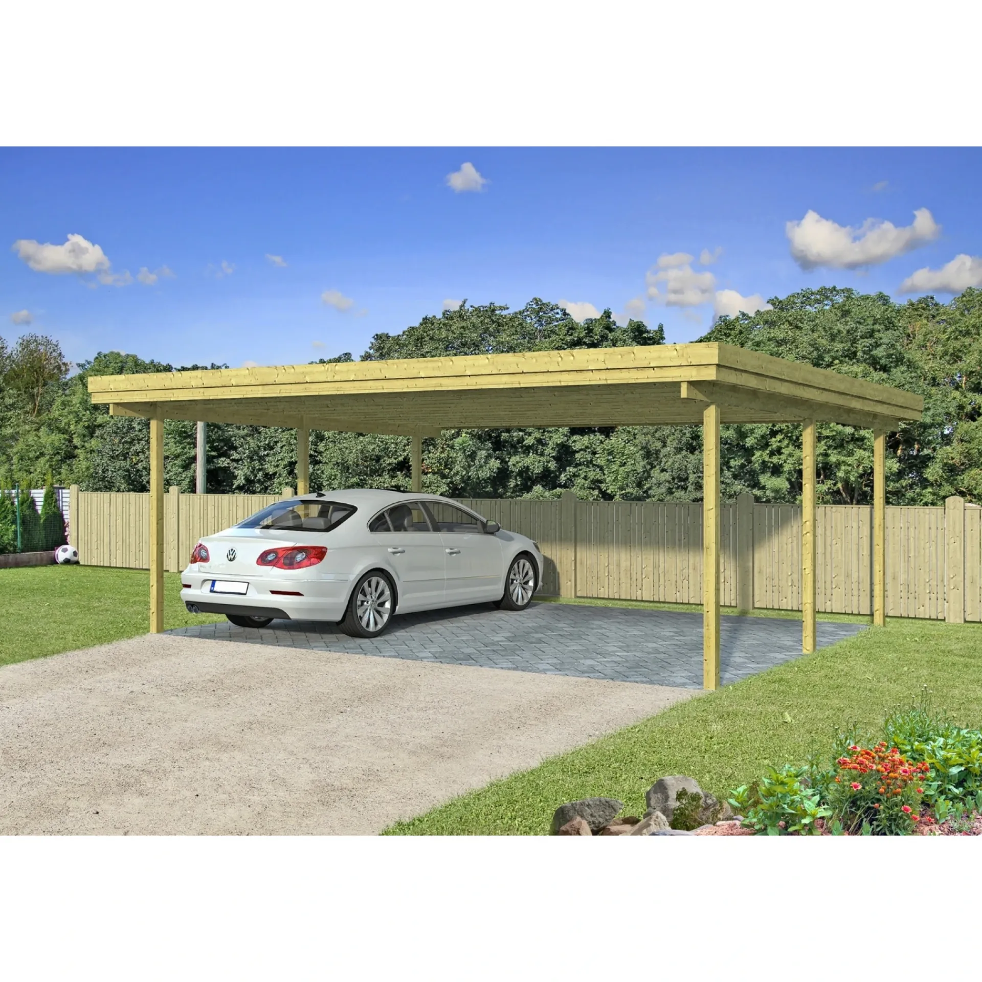 New BYG-SELV LYNGE 2.0E CARPORT 35 M2